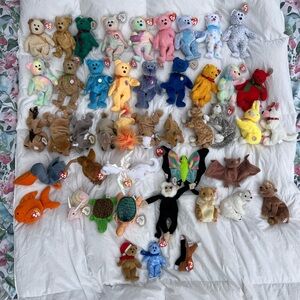 1993-2001 Beenie Baby Collebtion/ Over 15 Rare